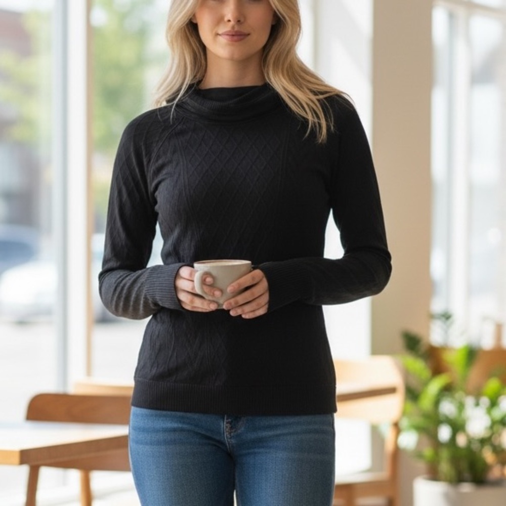 lululemon athletica Black Long pullover/hoodie